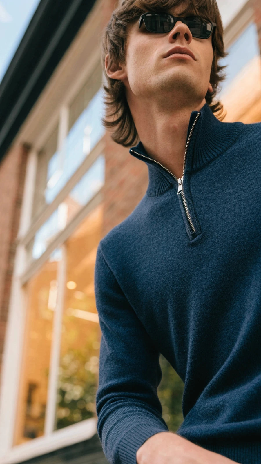Merino Quarter-Zip Sweater