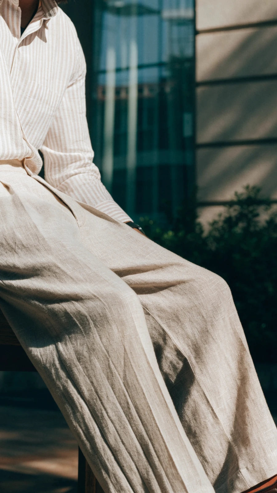 Pleated Tailored Trousers
