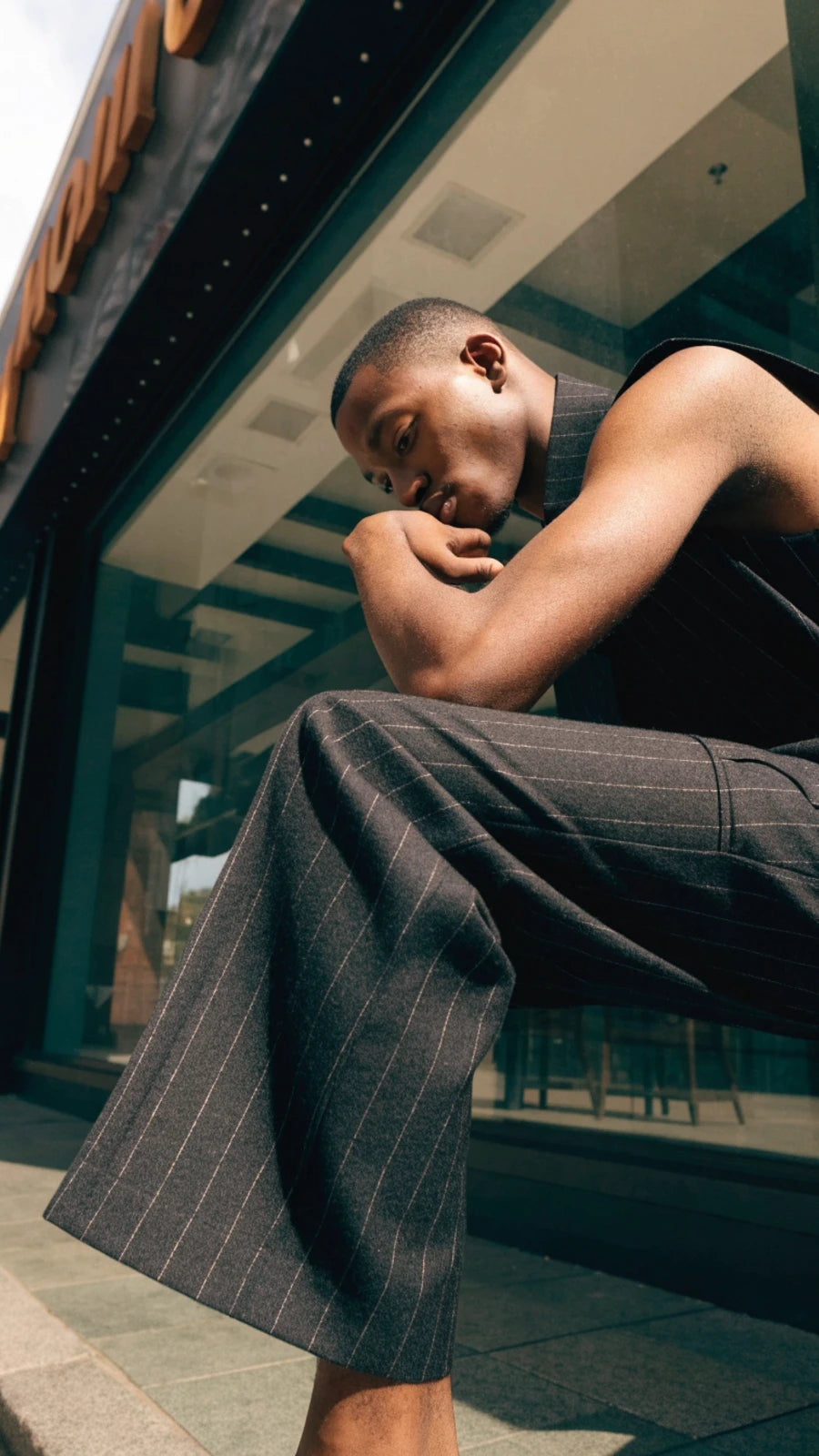 Pleated Tailored Trousers