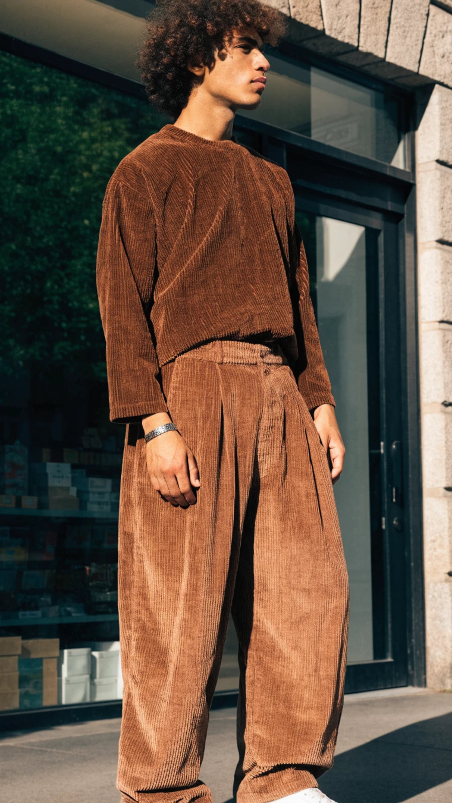 Pleated Tailored Trousers