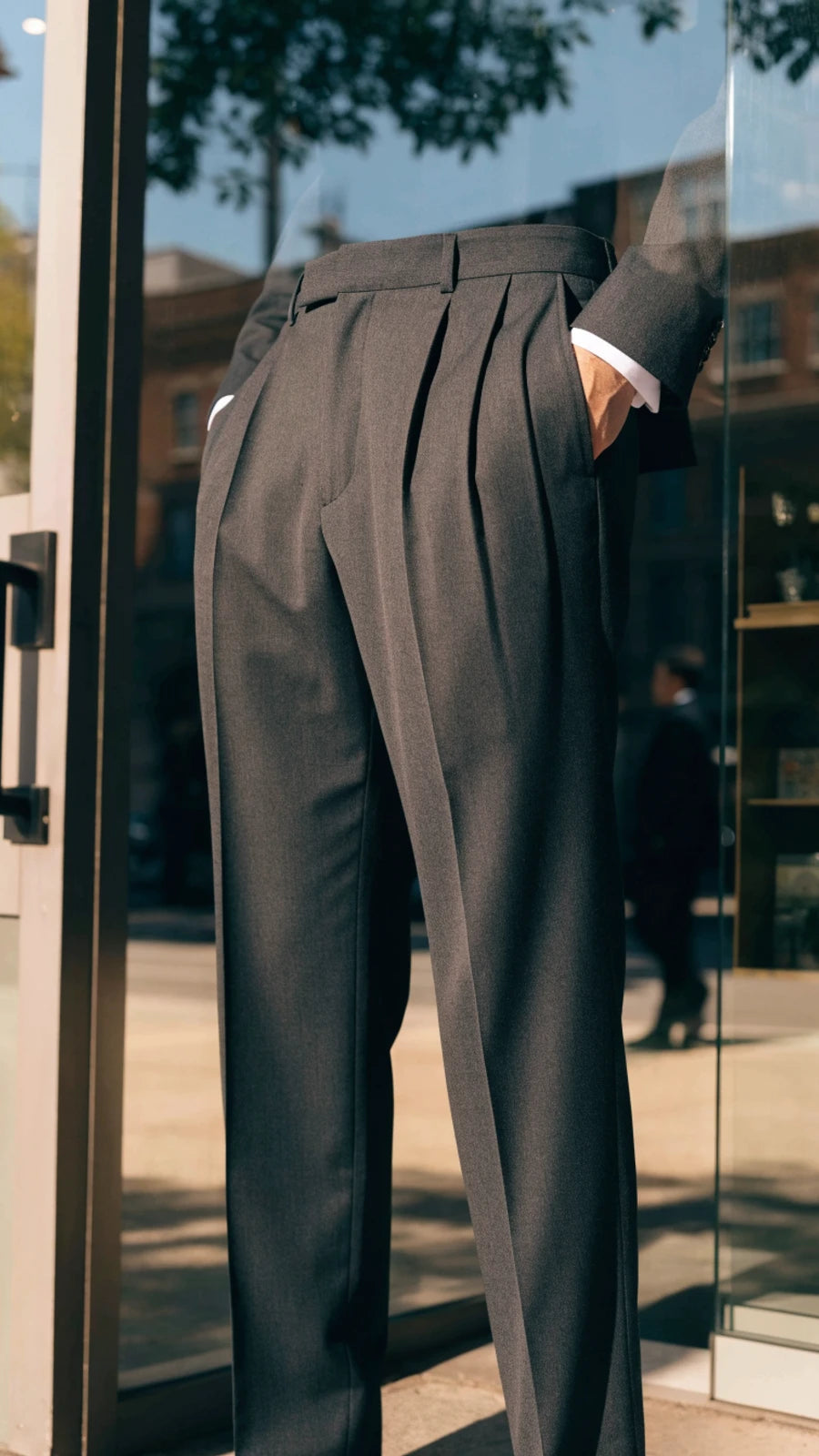 Pleated Tailored Trousers