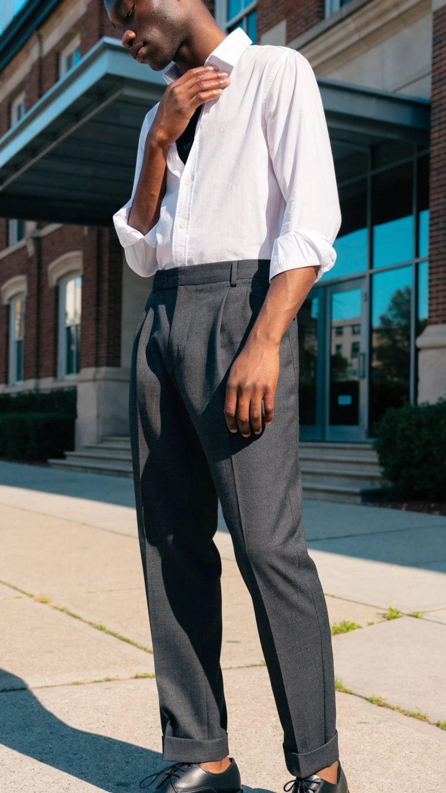 Pleated Tailored Trousers