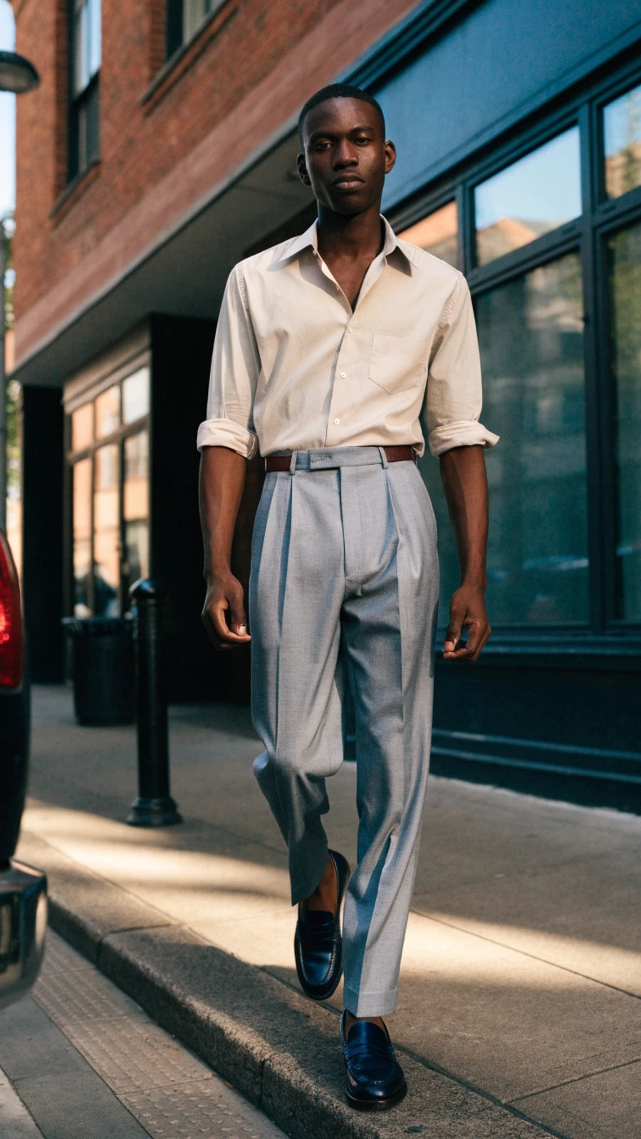 Pleated Tailored Trousers