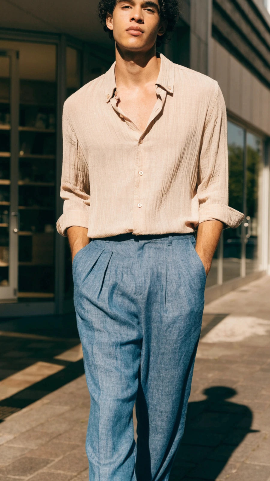 Pleated Tailored Trousers