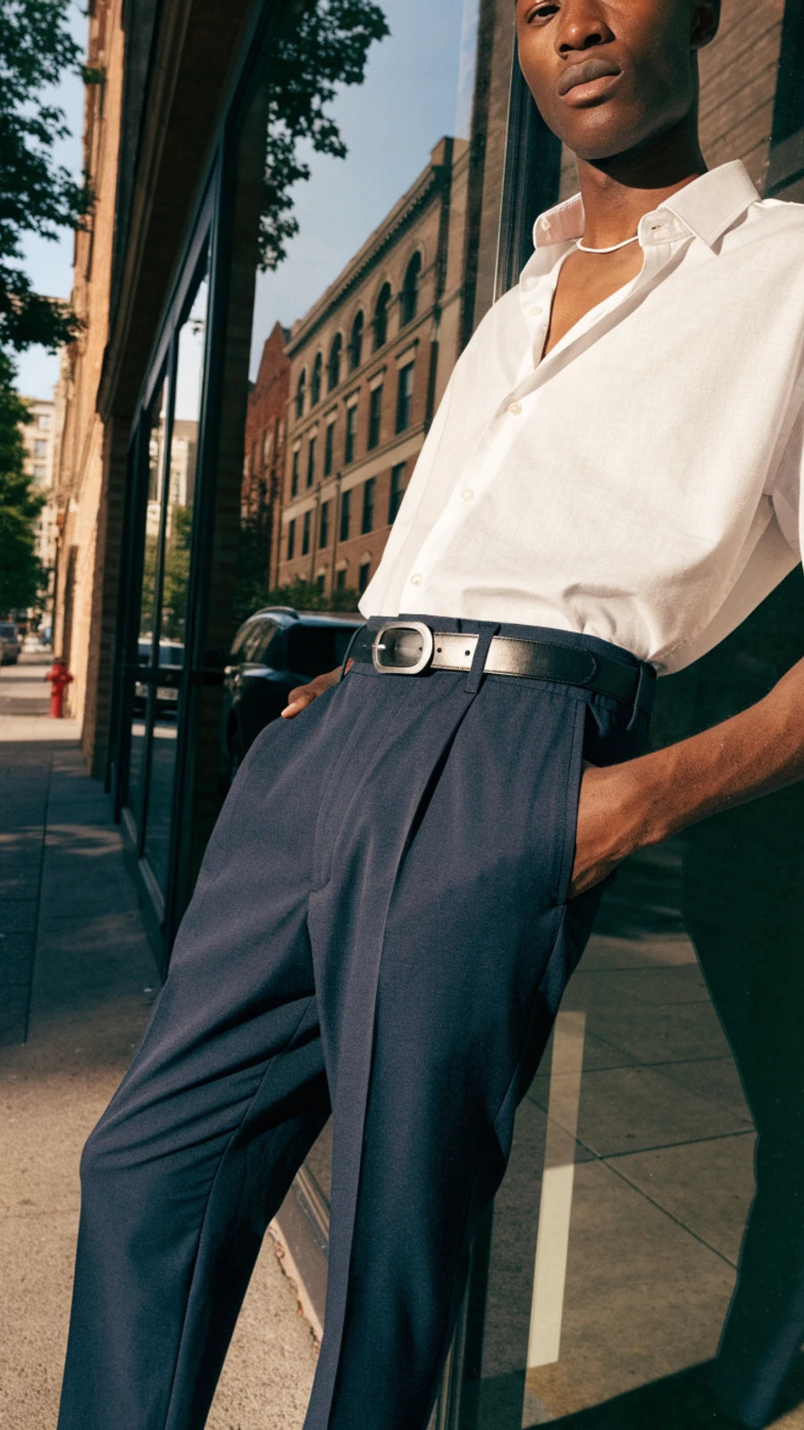 Pleated Tailored Trousers