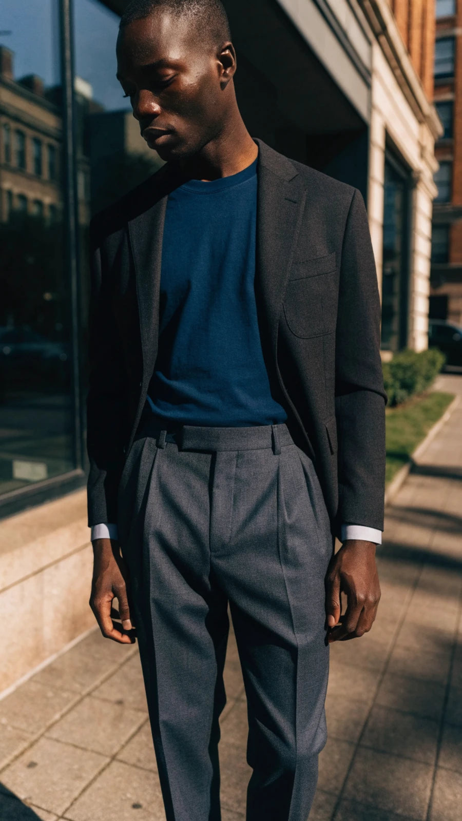 Pleated Tailored Trousers